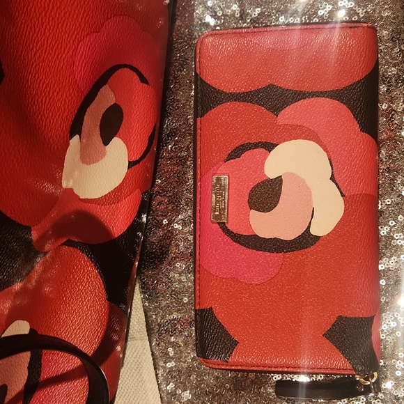 Kate Spade Crossbody/Satchel & Matching Wallet NWOT - Picture 10 of 14